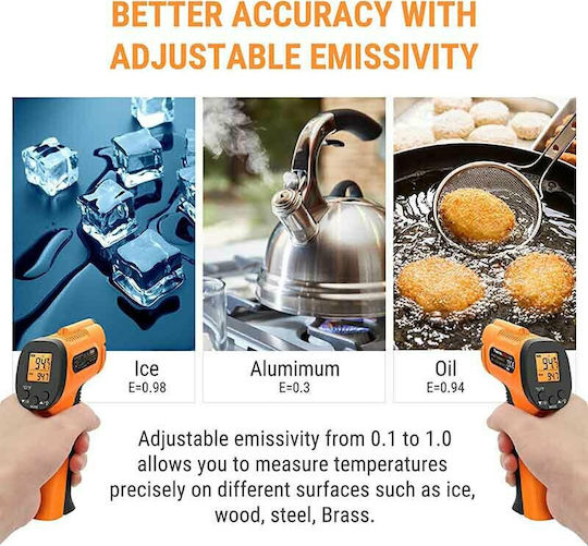 Thermo Pro Infrared Thermometer -50°C to 550°C with Distance Ratio 12:1 TP-30