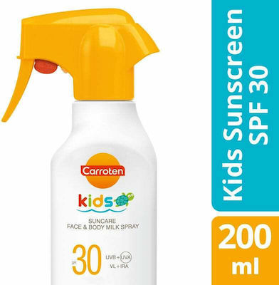 Carroten Kids Kinder Sonnencreme Spray für Gesicht & Körper SPF30 200ml