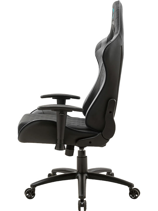 Eureka Ergonomic GX330-B Геймърски стол с регулируеми подлакътници Черен