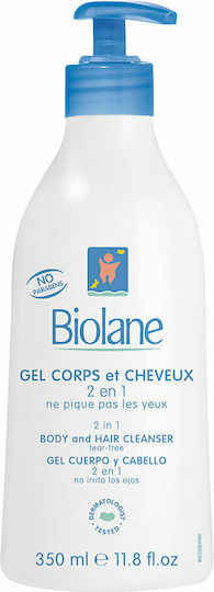 Biolane 2 in 1 Shampoo & Shower Gel 350ml with Pump BGC350