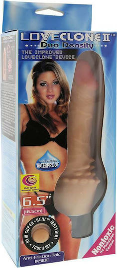 Nanma Loveclone II Duo Density Ms Wp Vibrator Realistic Vibrator 16.5cm Flesh