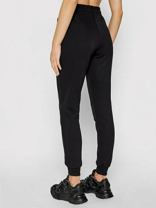 Armani Exchange Hohe Taille Damen-Sweatpants Jogger Schwarz