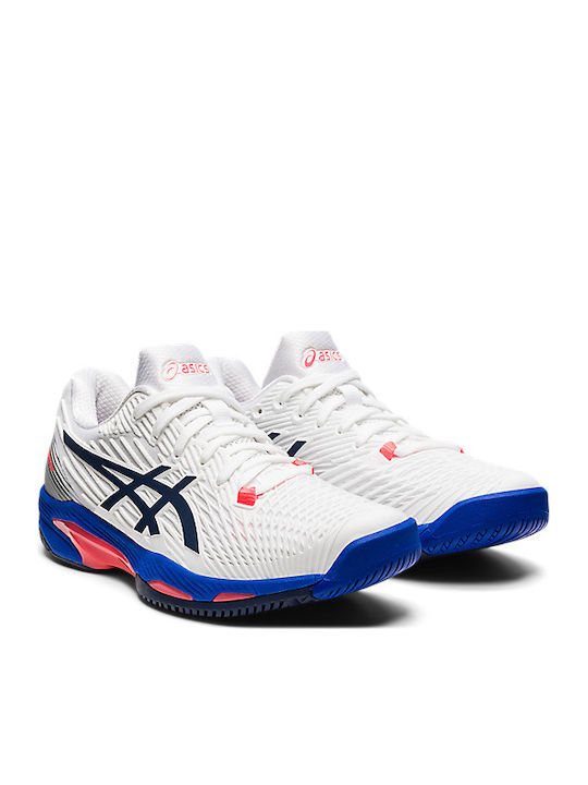 ASICS Solution Speed FF 2 Γυναικεία Παπούτσια Τένις για Όλα τα Γήπεδα White / Peacoat