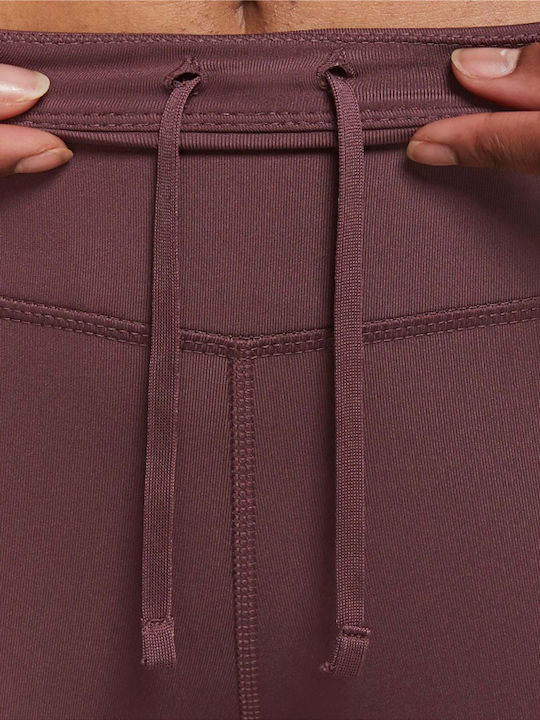 Dri-Fit Epic Running Women's Cropped High Waist Brown Leggings