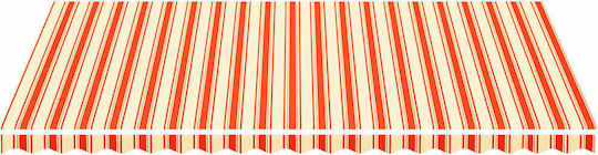 vidaXL Replacement Awning Multicolour with PU Coating 3x5m