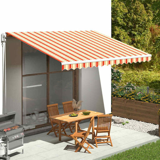 vidaXL Τεντόπανο Πολύχρωμο με Επίστρωση PU 3.5x4.5m