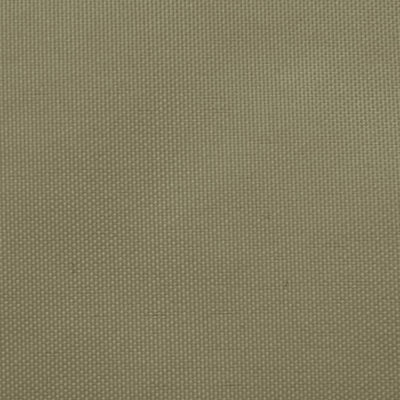 vidaXL Shade Sail Beige 2.5x5m Rectangle made of Oxford fabric