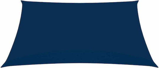 vidaXL Rectangular Shade Sail Blue with PU Coating 3x4m Rectangle made of Oxford fabric
