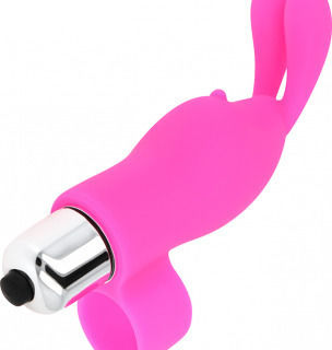 Ohmama Vibrator Finger 9.8cm Pink