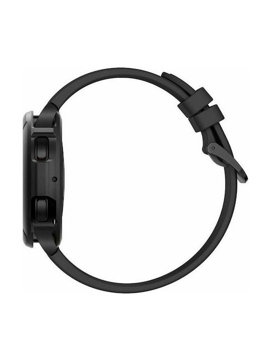 Spigen Liquid Air Silicone Case in Black color for Galaxy Watch 4 Classic 46mm