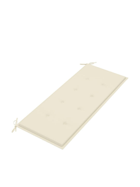 Bench Outdoor Bamboo with Pillows 118x38x45cm