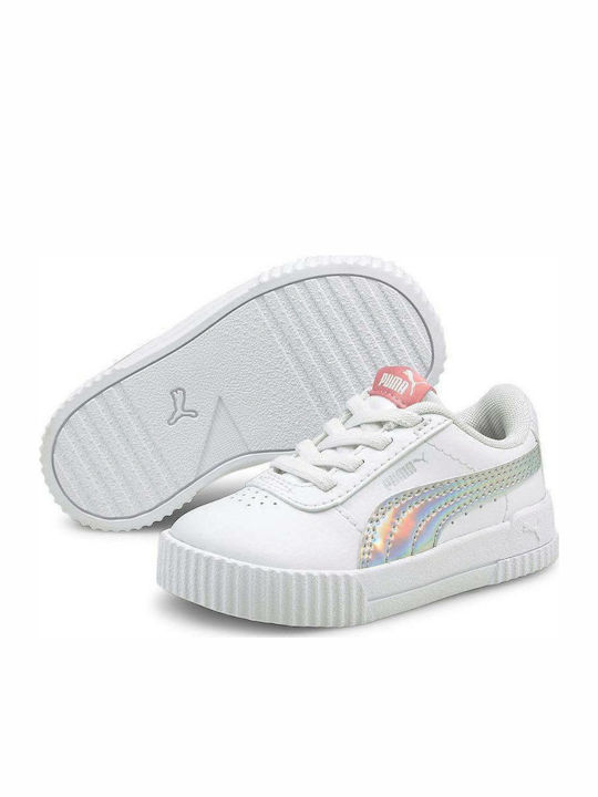 PUMA Kinder Sneaker Carina Rainbow AC Weiße PUMA Kinder Sneaker Carina Rainbow AC Weiße