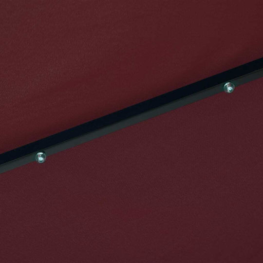 Umbrelă Rotundă Metalică Burgundă Φ3m