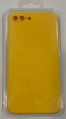 Wozinsky Color Silicone Back Cover Yellow (iPhone 8/7 Plus)