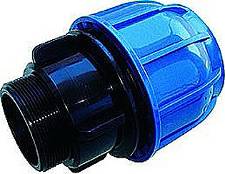 1 102 0404 Hose Fitting Threaded with Male Thread 40x31.75x40mm