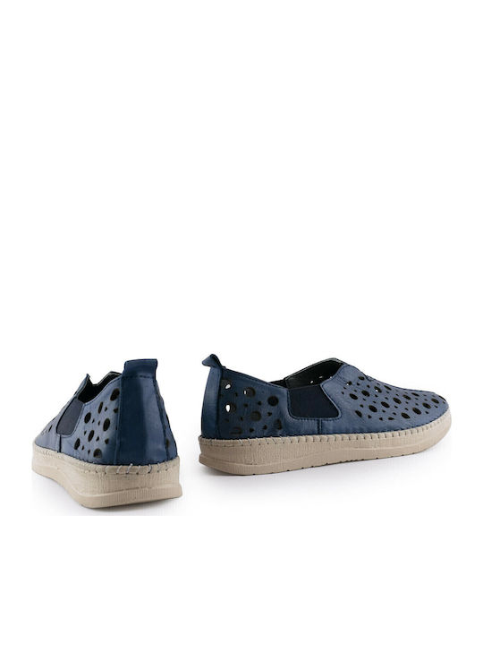 D3099 Γυναικεία Slip-On Μπλε