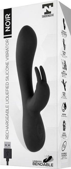 Tardenoche Noir Δονητής Rabbit 19.4cm Black