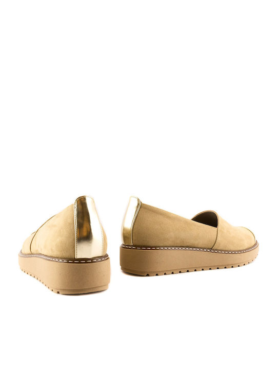 400 Γυναικεία Slip-On Μπεζ