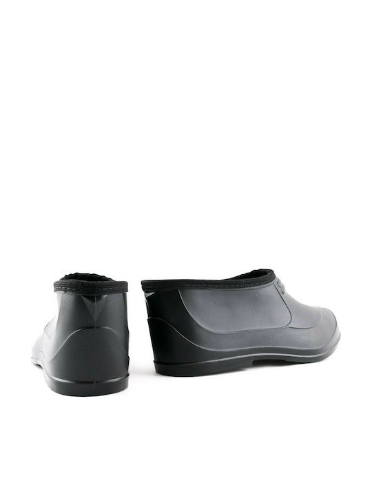 Love4shoes Galo Ankle Non-Slip Work Wellies Ankle Black