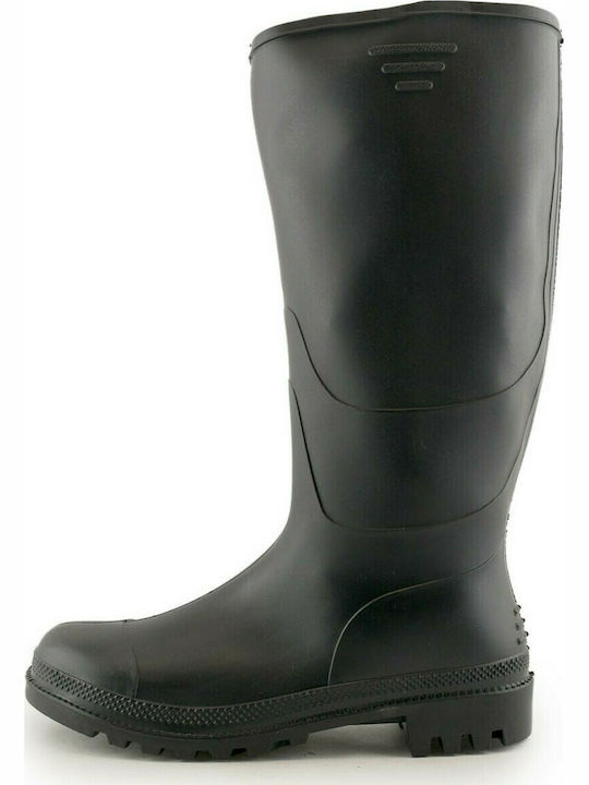 Economy Non-Slip Safety Knee Wellies Black 00AW-0012-000001