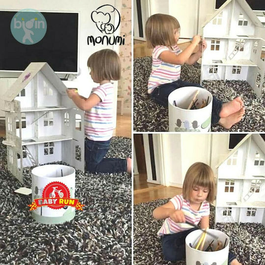 Monumi Painting House XL Spring House from 3D White Painting Cardboard