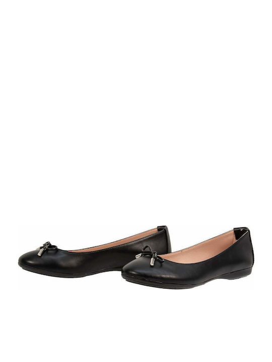 Scarpy Synthetic Leather Ballerinas 202 Black