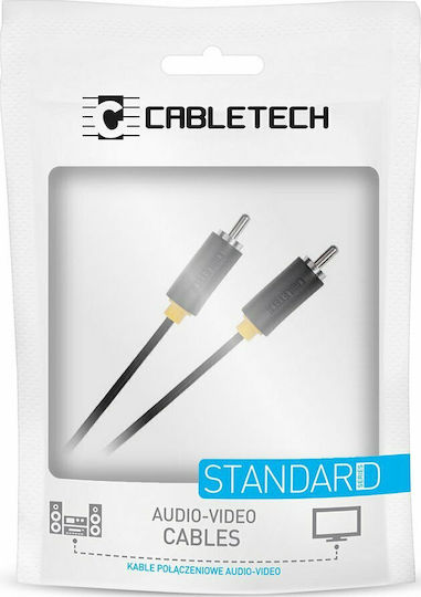 Cabletech Кабел RCA мъжки - RCA мъжки 1.8м DM-3953-1.8