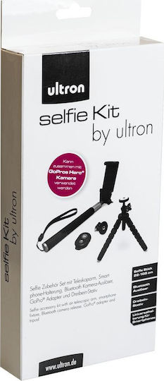 Ultron Selfie Stick with Bluetooth / Remote Control Black
