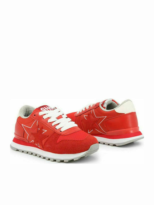 Shone Kids Sneakers 617K-016 Red 617K-016_RED