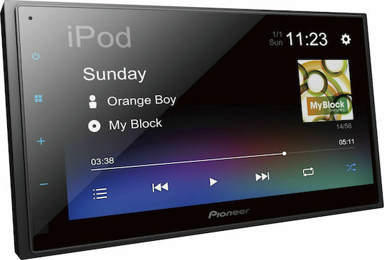 Pioneer Car Audio System 2DIN (Bluetooth/USB/AUX/WiFi/GPS/Apple-Carplay/Android-Auto) with Touch Screen 6.8"