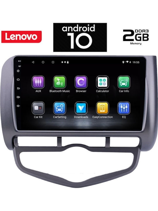 Lenovo Car-Audiosystem für Honda Jazz 2002-2008 mit Klima (Bluetooth/USB/AUX/WiFi/GPS) mit Touchscreen 9"