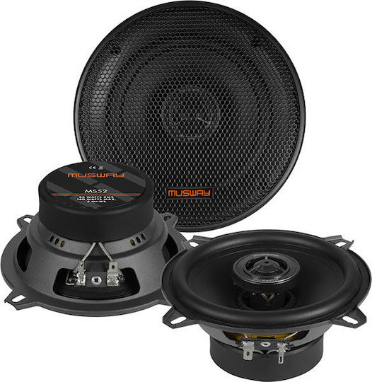 Musway MS52 Σετ Ηχεία Αυτοκινήτου Ομοαξονικά 5.25" με 80W RMS (2 Δρόμων)