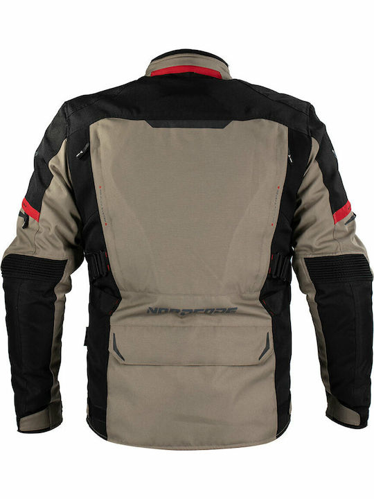 Nordcode Senegal Cordura Ανδρικό Μπουφάν 4 Εποχών Beige/Black