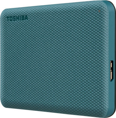 Toshiba Canvio Advance 2020 USB 3.2 Εξωτερικός HDD 2TB 2.5" Πράσινο