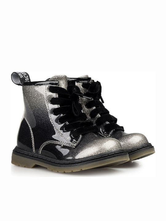 Kids Boots with Zipper Gray