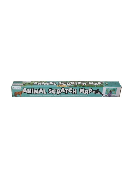 Office Decorative Scratch Map 88x52cm