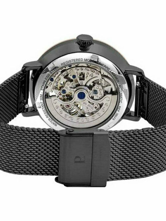 Pierre Lannier Women's Watch Automatic with Black Metal Bracelet
