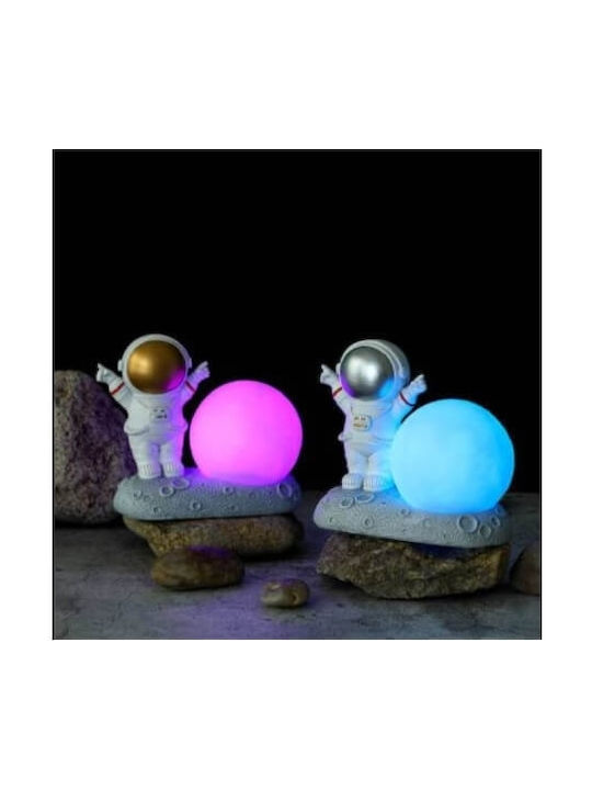 Dekorative Lampe Astronaut Mehrfarbig