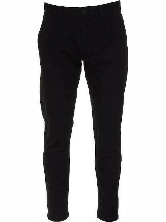 Hoof Men's Trousers Chino Elastic Black