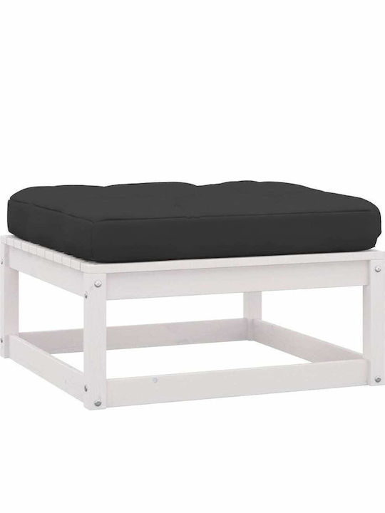 Bench Outdoor Wooden with Pillows 140x70x30cm