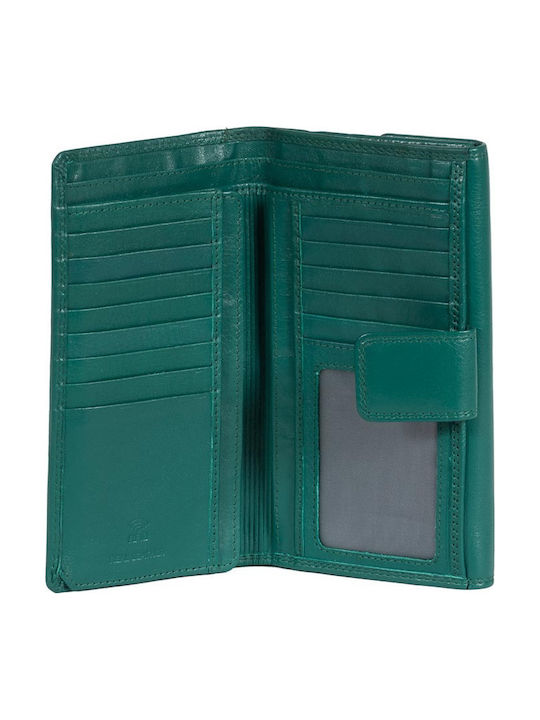 Armonto Large Leather Women's Wallet Green