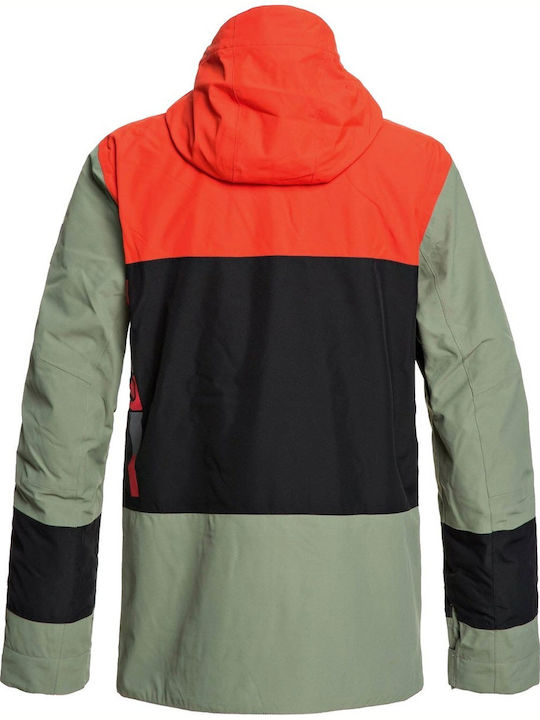 Quiksilver Sycamore EQYTJ03233-GZC0 Ανδρικό Μπουφάν για Σκι & Snowboard Πολύχρωμο