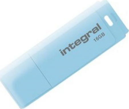 Integral Pastel 16GB USB 2.0 Stick Μπλε