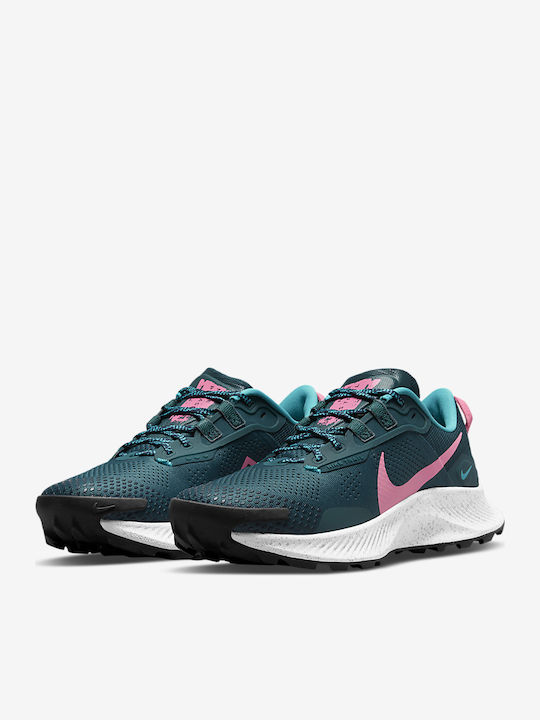 Nike Pegasus Trail 3 Γυναικεία Αθλητικά Παπούτσια Trail Running Dark Teal / Green Armoury / Navy / Turquoise / Blue / Pink Glow