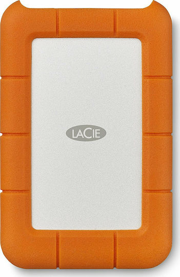 Lacie Rugged USB-C (Bulk) USB 3.1 Външен HDD 1000ГБ 3.5" Оранжев
