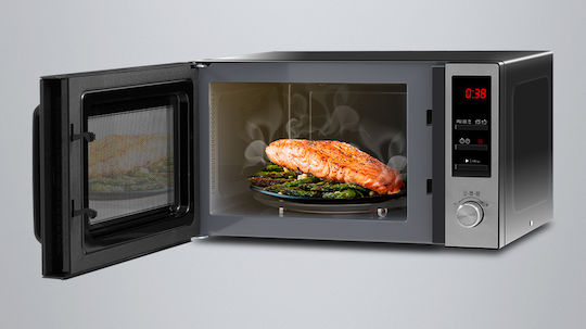 Inventor Φούρνος Μικροκυμάτων με Grill 23lt Μαύρος