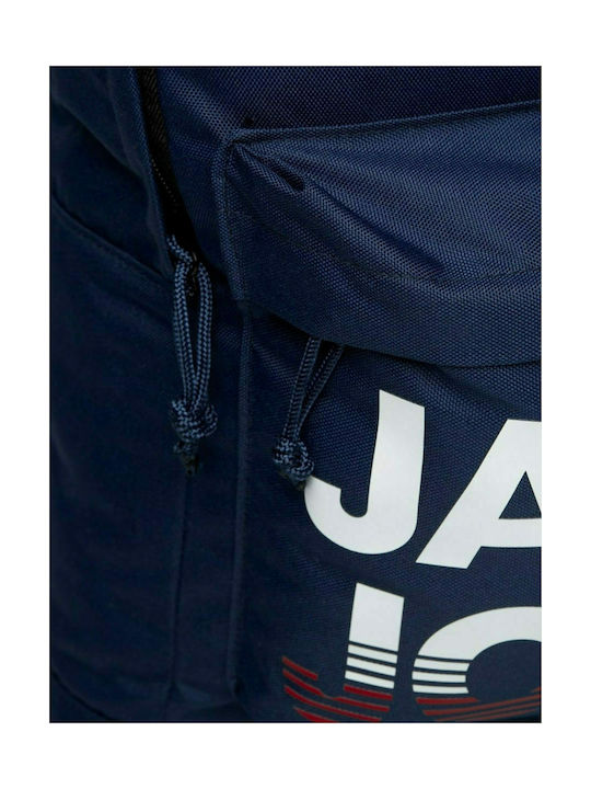 Jack & Jones Ανδρικό Υφασμάτινο Σακίδιο Πλάτης Navy Μπλε