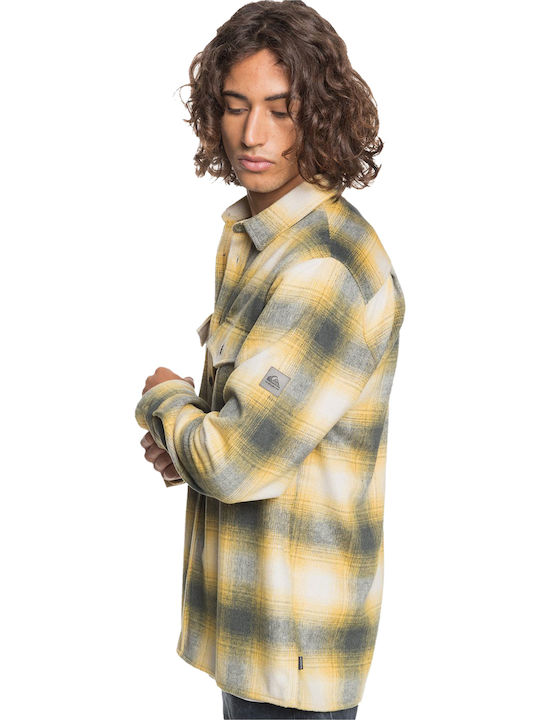 Fierce Volcano Long-sleeved Shirt Checked Honey Young