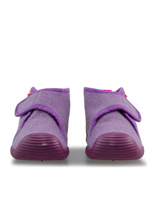 Kids Slippers Boots Lilac