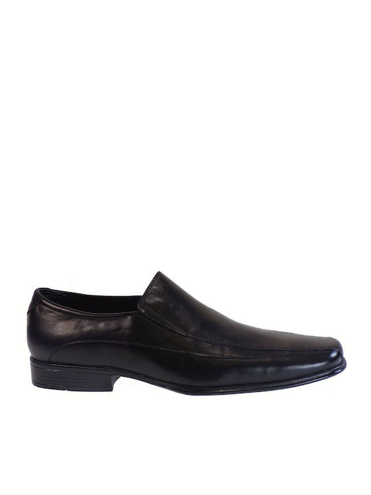 128 Leder Herren Freizeitschuhe Schwarz
